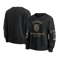 Vegas Golden Knights Fanatics Women's Go Team Pullover Sweatshirt Black