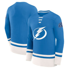 Tampa Bay Lightning Fanatics High Point Long Sleeve T-Shirt Blue
