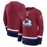 Colorado Avalanche Fanatics High Point Long Sleeve T-Shirt Burgundy