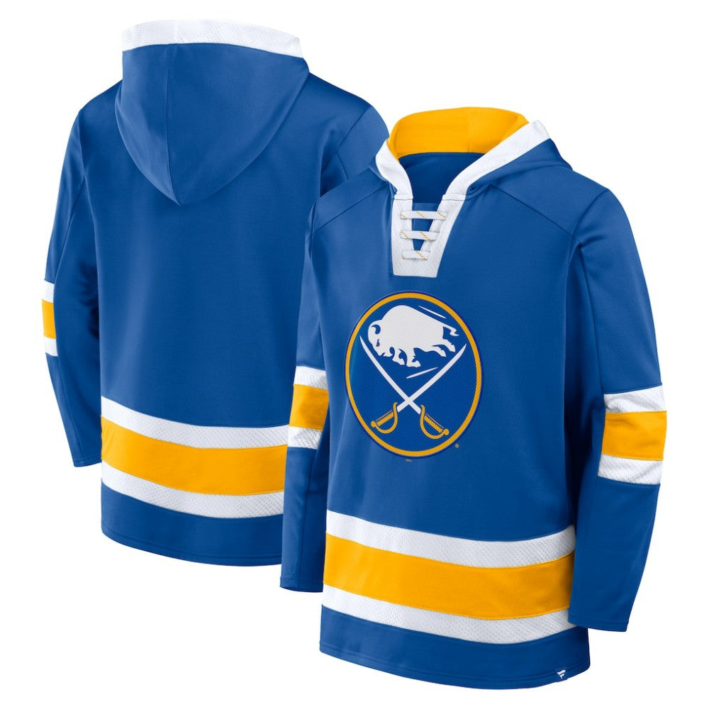 Buffalo Sabres Fanatics Inside Line Fleece Pullover Hoodie- Royal