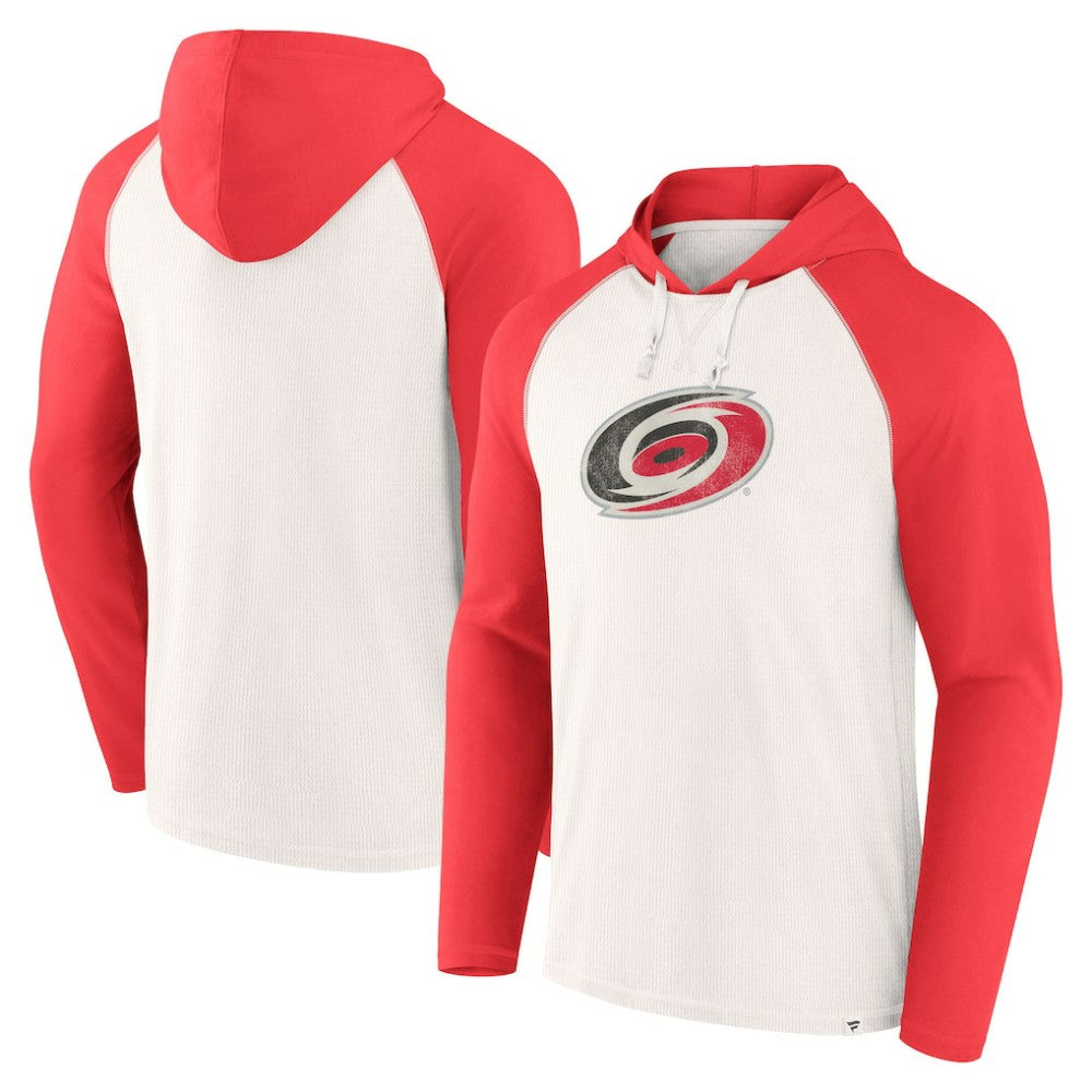 Carolina Hurricanes Fanatics Vintage Winger Pullover Hoodie White