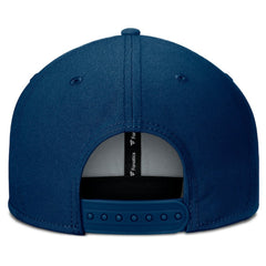 Seattle Kraken Fanatics Fundamental Gino Stack Snapback Hat Navy