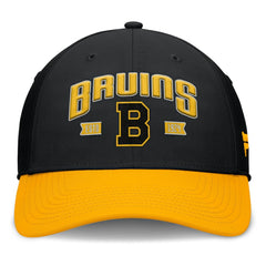Boston Bruins Fanatics Heritage Captain Flex Hat Black/Gold