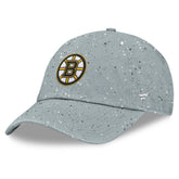 Boston Bruins Fanatics Women's Heritage Snow Day Speckle Adjustable Hat Gray