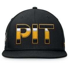 Pittsburgh Penguins Fanatics Authentic Pro Alternate Jersey Snapback Hat Black