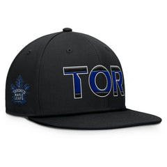 Toronto Maple Leafs Fanatics Authentic Pro Alternate Jersey Snapback Hat Black