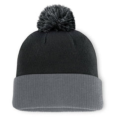 Pittsburgh Penguins Fanatics Aspyn Cuffed Knit Hat with Pom Black