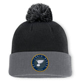 St. Louis Blues Fanatics Aspyn Cuffed Knit Hat with Pom Black