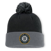 Boston Bruins Fanatics Aspyn Cuffed Knit Hat with Pom Black