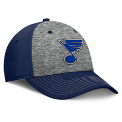 St. Louis Blues Fanatics Fundamental Top Shelf 2-Tone Flex Hat Gray/Navy
