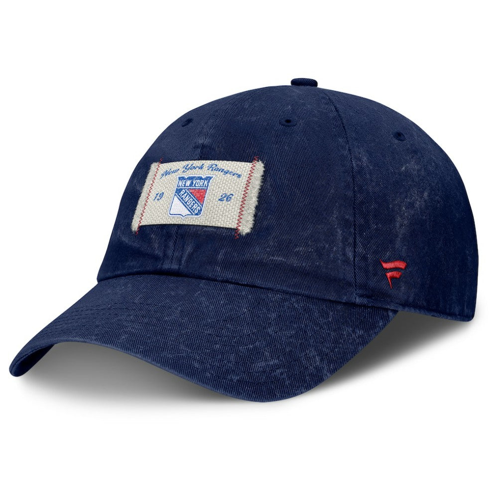 New York Rangers Fanatics Women's Heritage Away Game Adjustable Hat Blue