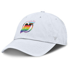 New Jersey Devils Fanatics PRIDE Adjustable Hat White