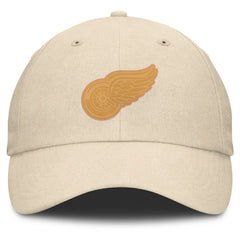Detroit Red Wings Fanatics Front Office Canvas Adjustable Hat Tan