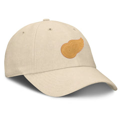 Detroit Red Wings Fanatics Front Office Canvas Adjustable Hat Tan