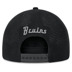 Boston Bruins Fanatics Front Office Performance A-Frame Adjustable Hat Black