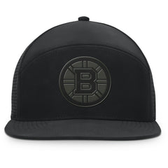 Boston Bruins Fanatics Front Office Adjustable Hat Black
