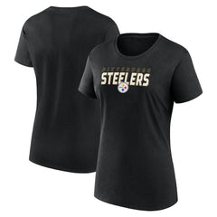 Pittsburgh Steelers Logo Athletic Women's Lean T-Shirt - Black online