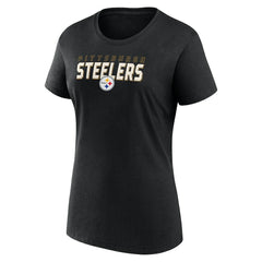 Pittsburgh Steelers Logo Athletic Women's Lean T-Shirt - Black online
