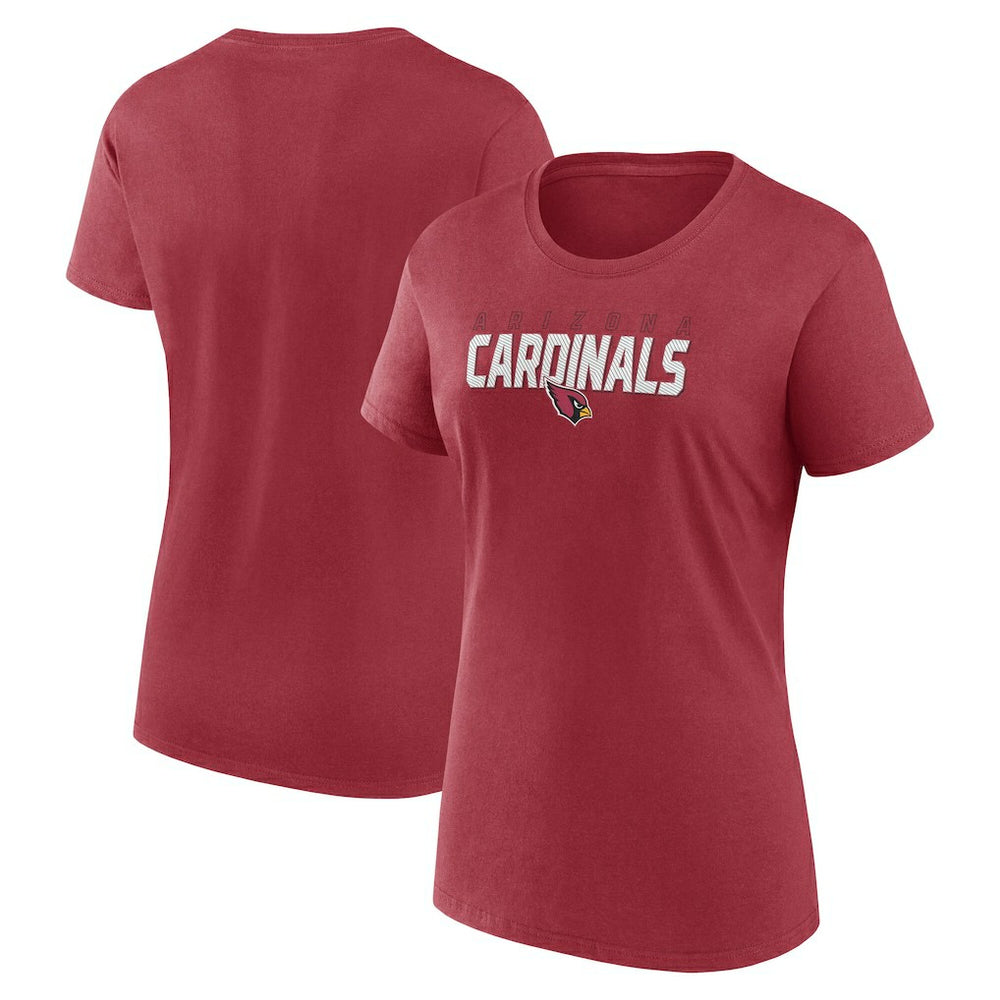 Arizona Cardinals Logo Athletic Women's Lean T-Shirt - Cardinal discount