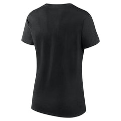 Atlanta Falcons Logo Athletic Women's Lean T-Shirt - Black outlet