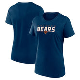 Chicago Bears Logo Athletic Women's Lean T-Shirt - Navy outlet