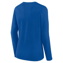 Indianapolis Colts Logo Athletic Women's Grip Long Sleeve T-Shirt - Royal cheap