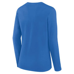 Los Angeles Chargers Logo Athletic Women's Grip Long Sleeve T-Shirt - Powder Blue discount