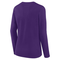Minnesota Vikings Logo Athletic Women's Grip Long Sleeve T-Shirt - Purple online