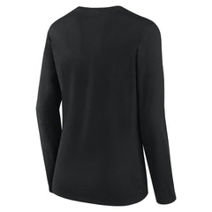 New Orleans Saints Logo Athletic Women's Grip Long Sleeve T-Shirt - Black sale