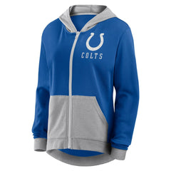 Indianapolis Colts Logo Athletic Women's Hit It French Terry Full-Zip Hoodie - Royal sale