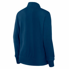Houston Texans Logo Athletic Women's Velocity Quarter-Zip Jacket - Navy cheap