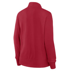 San Francisco 49ers Logo Athletic Women's Velocity Quarter-Zip Jacket - Scarlet online