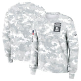 Cleveland Browns Women's 2024 Salute To Service Dri-FIT Long Sleeve T-Shirt - Arctic Camo | Nike outlet