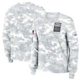 New York Jets Women's 2024 Salute To Service Dri-FIT Long Sleeve T-Shirt - Arctic Camo | Nike discount