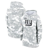 New York Giants Women's 2024 Salute To Service Club Fleece Oversized Pullover Hoodie - Arctic Camo | Nike on sale