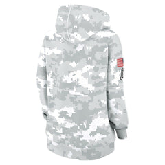 New York Giants Women's 2024 Salute To Service Club Fleece Oversized Pullover Hoodie - Arctic Camo | Nike on sale