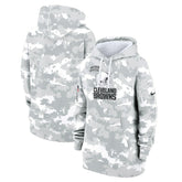 Cleveland Browns Women's 2024 Salute To Service Club Fleece Oversized Pullover Hoodie - Arctic Camo | Nike online