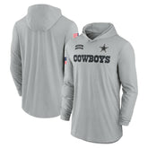 Dallas Cowboys 2024 Salute to Service Lightweight Dri-FIT Long Sleeve Hoodie T-Shirt - Gray | Nike online