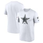 Dallas Cowboys 2024 Salute To Service Legend Performance T-Shirt - White | Nike outlet