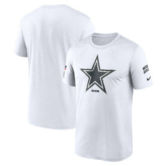 Dallas Cowboys 2024 Salute To Service Legend Performance T-Shirt - White | Nike outlet