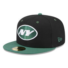 New York Jets New Era Flipside 2Tone 59FIFTY Fitted Hat - Black/Green online