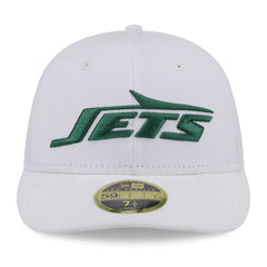 New York Jets New Era Wordmark Omaha Low Profile 59FIFTY Fitted Hat - White online