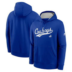 Dallas Cowboys Rewind Club Logo Pullover Hoodie - Royal | Nike outlet
