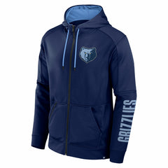 Memphis Grizzlies Baller Defender Performance Full-Zip Hoodie - Navy | Fanatics cheap