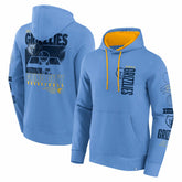 Memphis Grizzlies Game Time Crossover Pullover Hoodie - Blue | Fanatics outlet