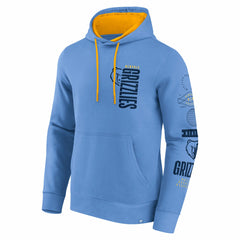 Memphis Grizzlies Game Time Crossover Pullover Hoodie - Blue | Fanatics outlet