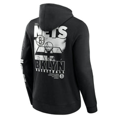 Brooklyn Nets Game Time Crossover Pullover Hoodie - Black | Fanatics on sale