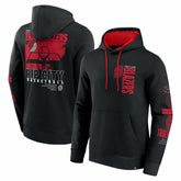 Portland Trail Blazers Game Time Crossover Pullover Hoodie - Black | Fanatics cheap