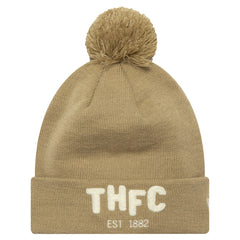 Tottenham Hotspur New Era Boucle Cuffed Knit Hat with Pom - Tan | New Era for sale