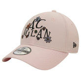 AC Milan New Era Youth Needle Corduroy 9FORTY Adjustable Hat - Light Pink | New Era on sale